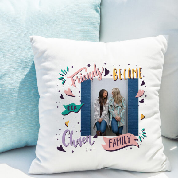 Personalised Chosen Family Photo Upload Cushion