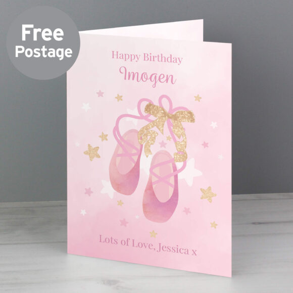 Personalised Swan Lake Ballet Card