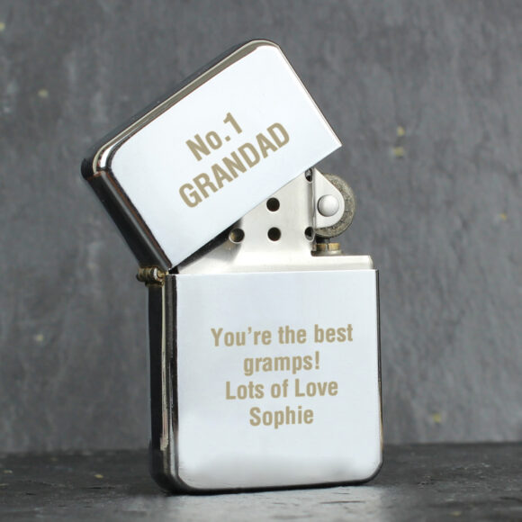 Personalised Silver Lighter