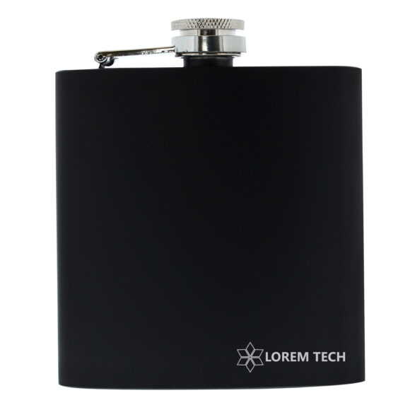 Bespoke Design Black Hip Flask