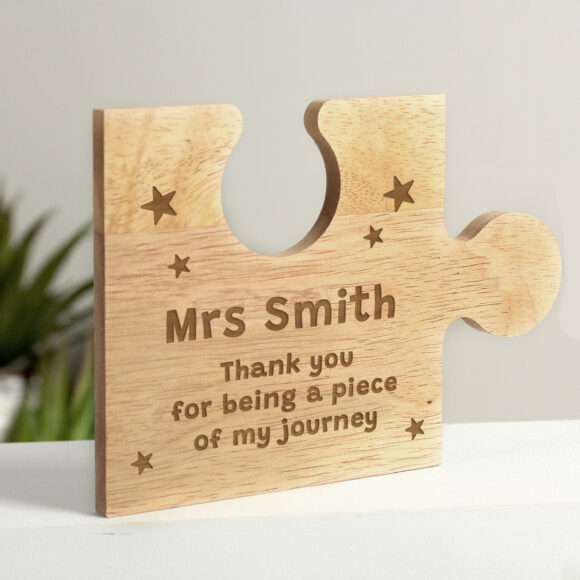 Personalised Star Design Jigsaw Piece