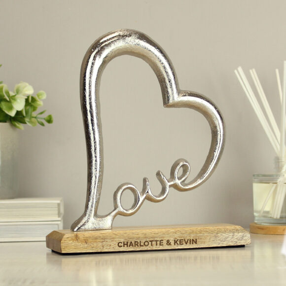 Personalised Love Heart Ornament