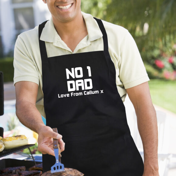 Personalised No.1 Dad Apron