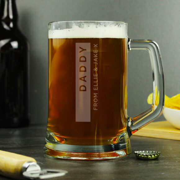 Personalised Free Text Pint Stern Tankard