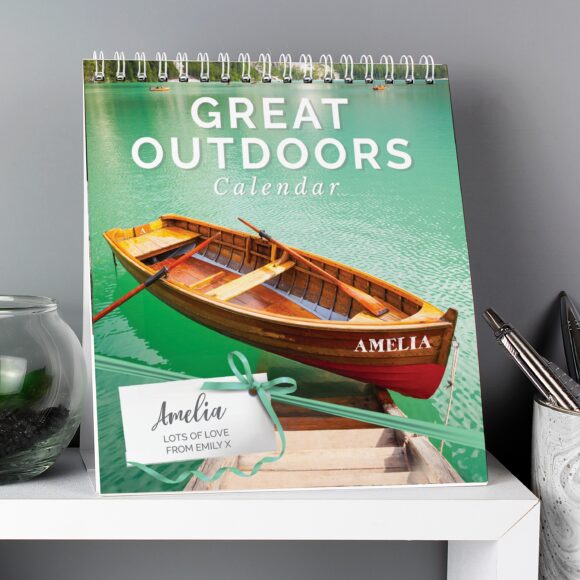 Personalised Outdoors Desk Calendar