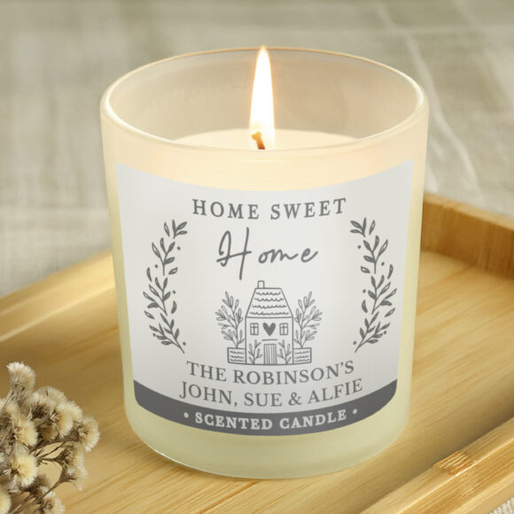 Personalised HOME Scented Jar Candle - Image 2