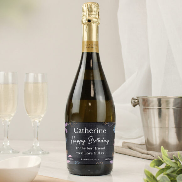 Personalised Daisy Prosecco - Image 2