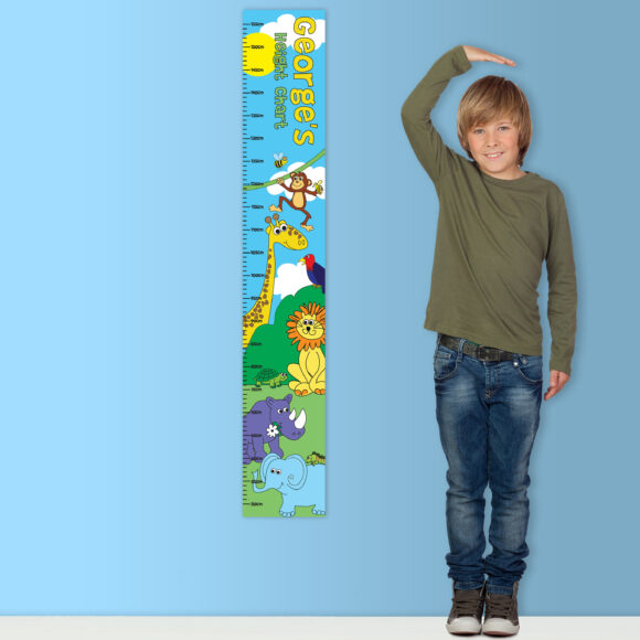 Personalised Zoo Height Chart