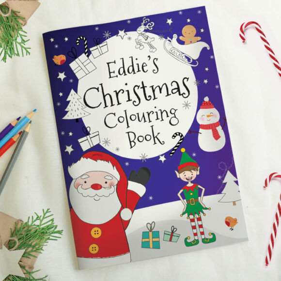 Personalised Its Christmas Elf Colouring Book