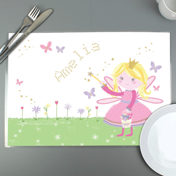 Personalised Garden Fairy Placemat