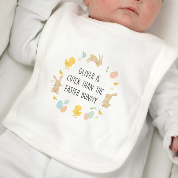 Personalised Easter Babys Bib - Image 2