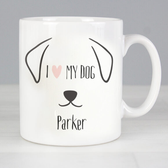 Personalised Dog Features Mug