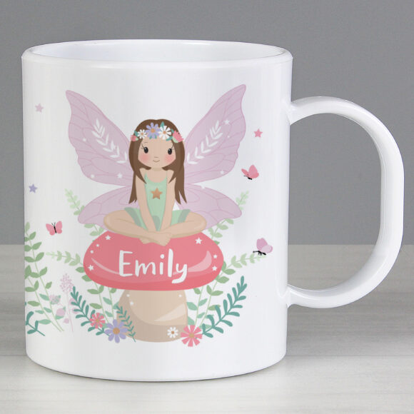 Personalised Toadstool Fairy Plastic Mug - Image 2