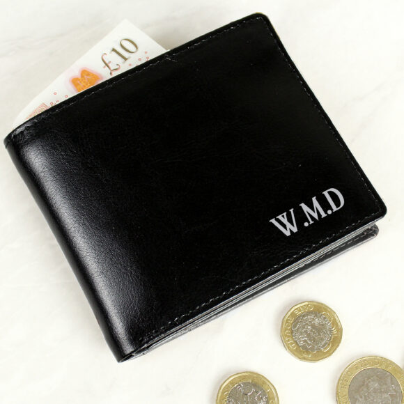 Personalised Initial Leather Wallet