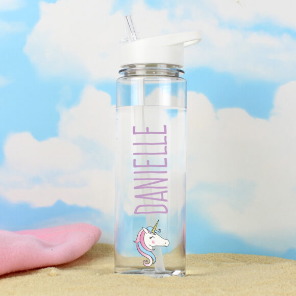 Personalised Unicorn Water Bottle